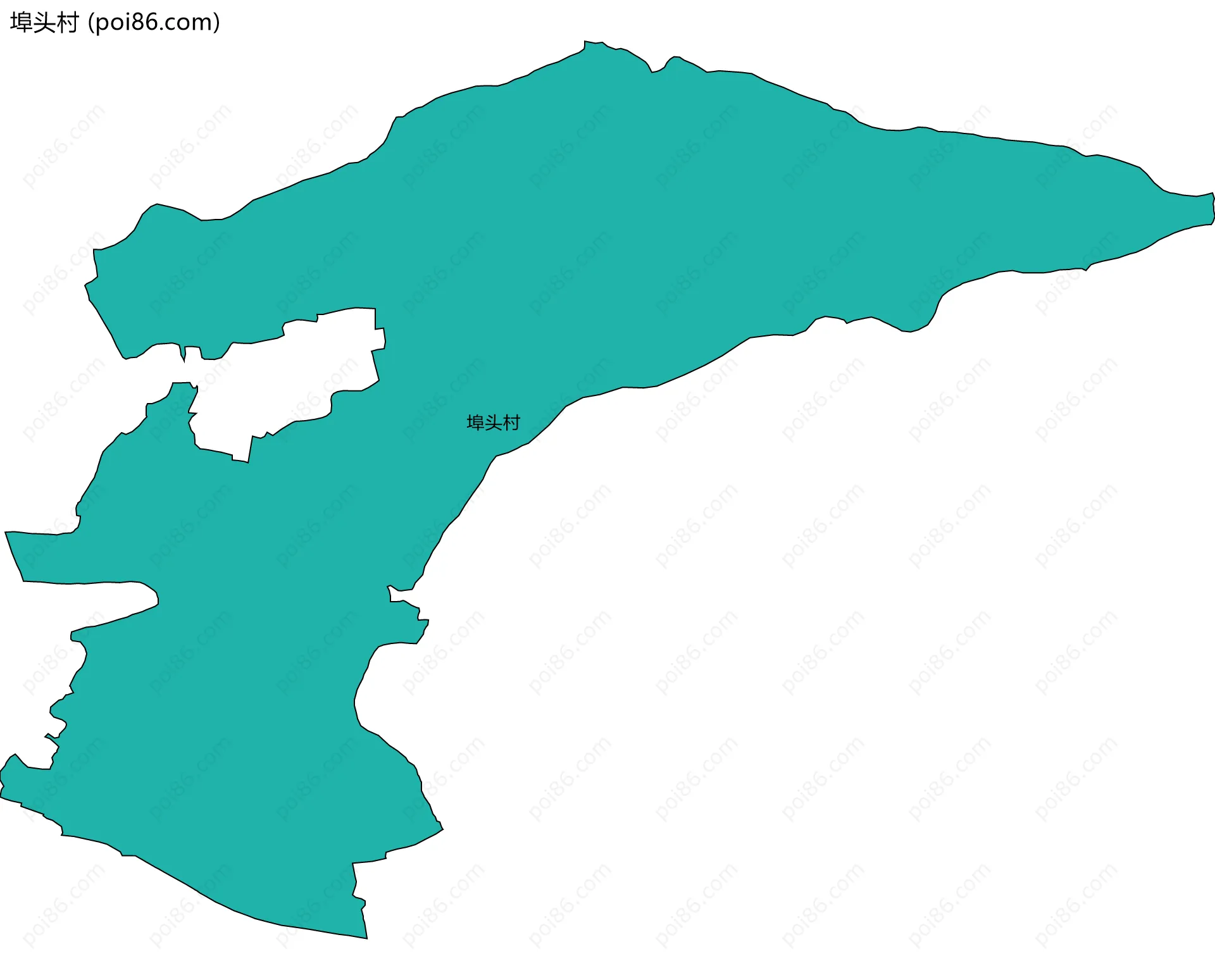 埠头村边界地图