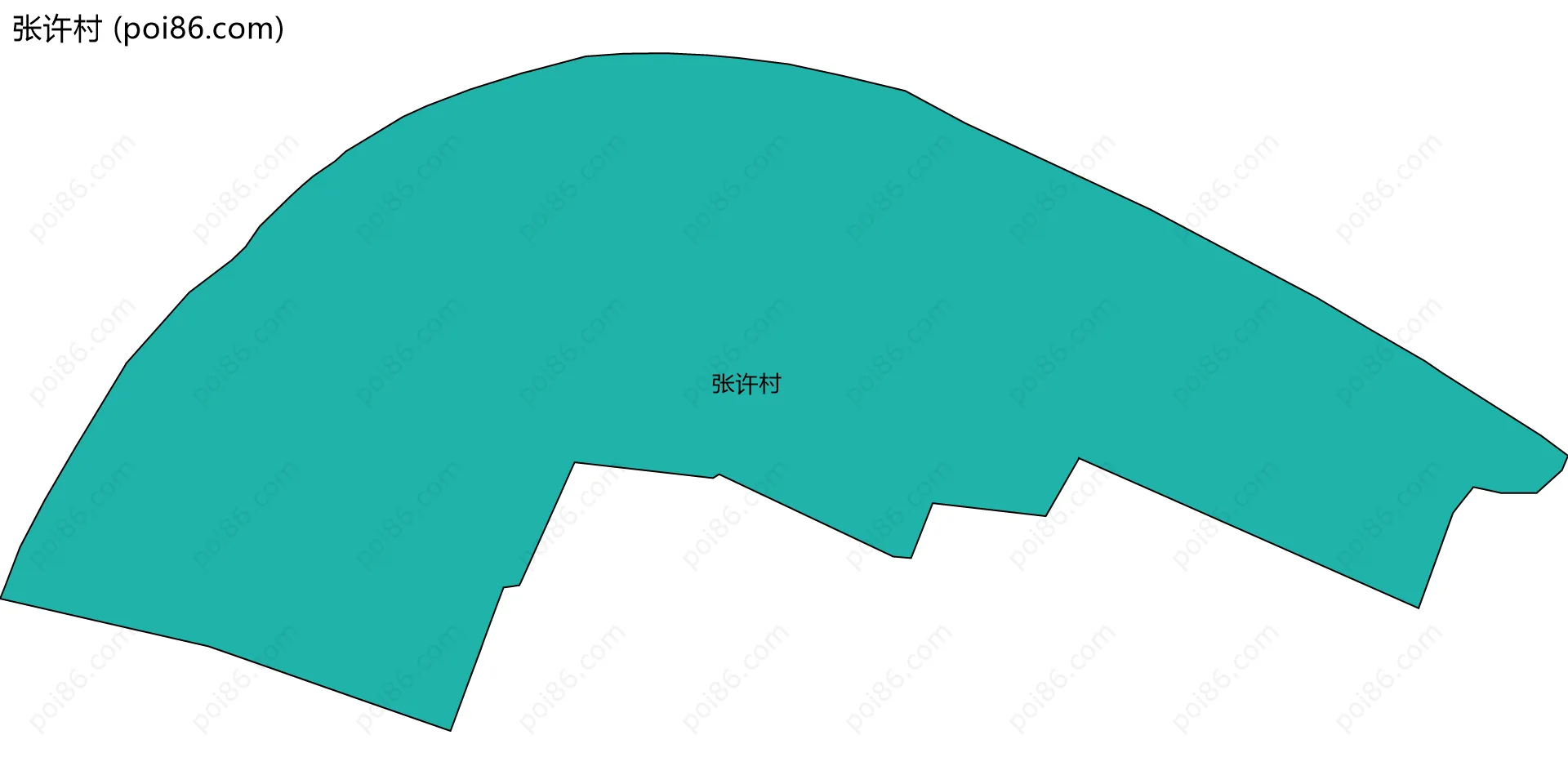 张许村边界地图