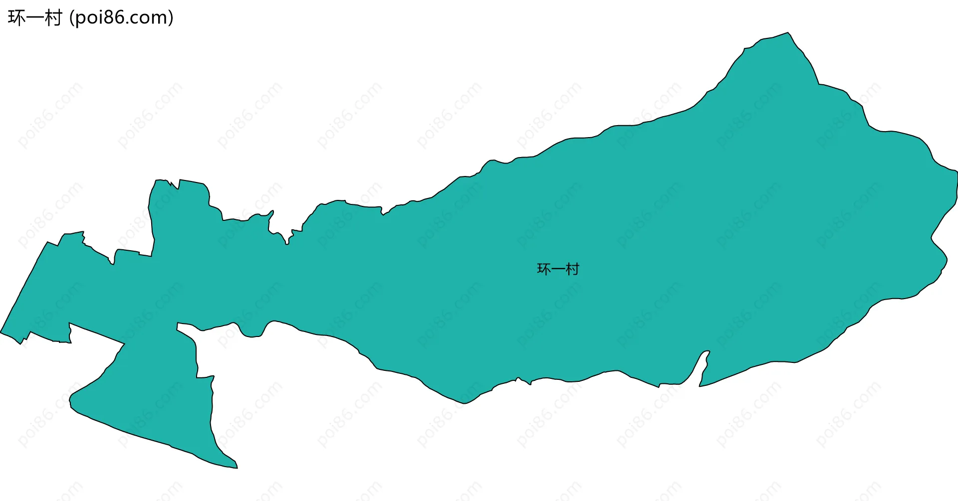 环一村边界地图