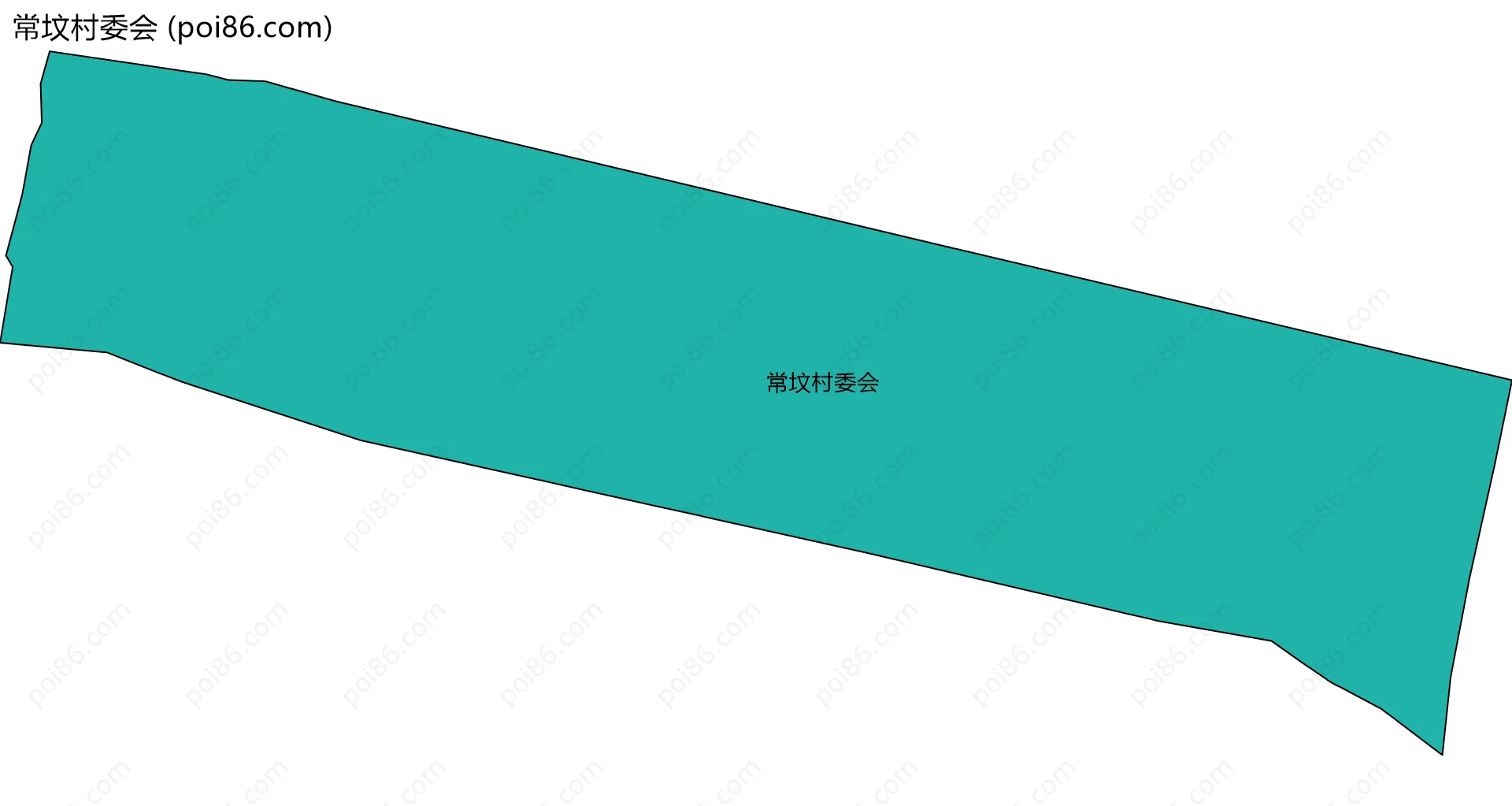 常坟村委会边界地图