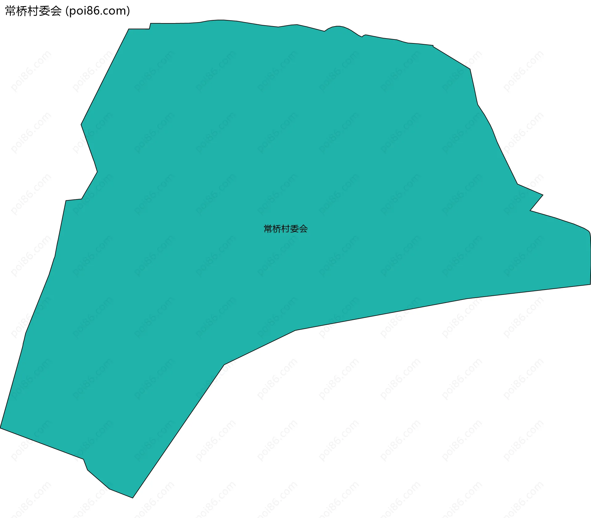 常桥村委会边界地图