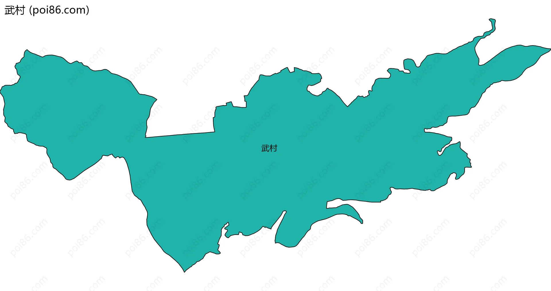 武村边界地图