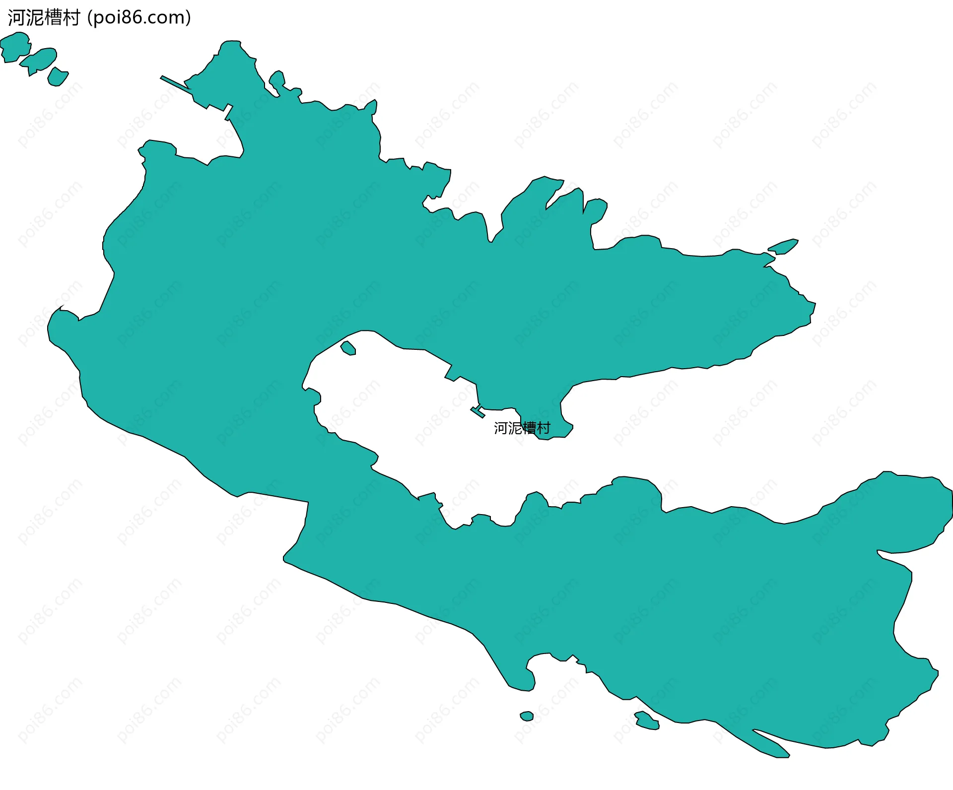 河泥槽村边界地图