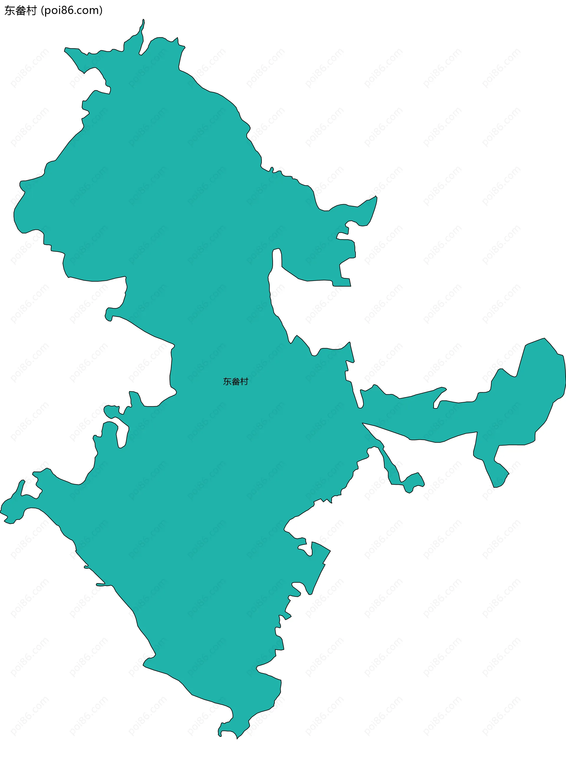 东畚村边界地图
