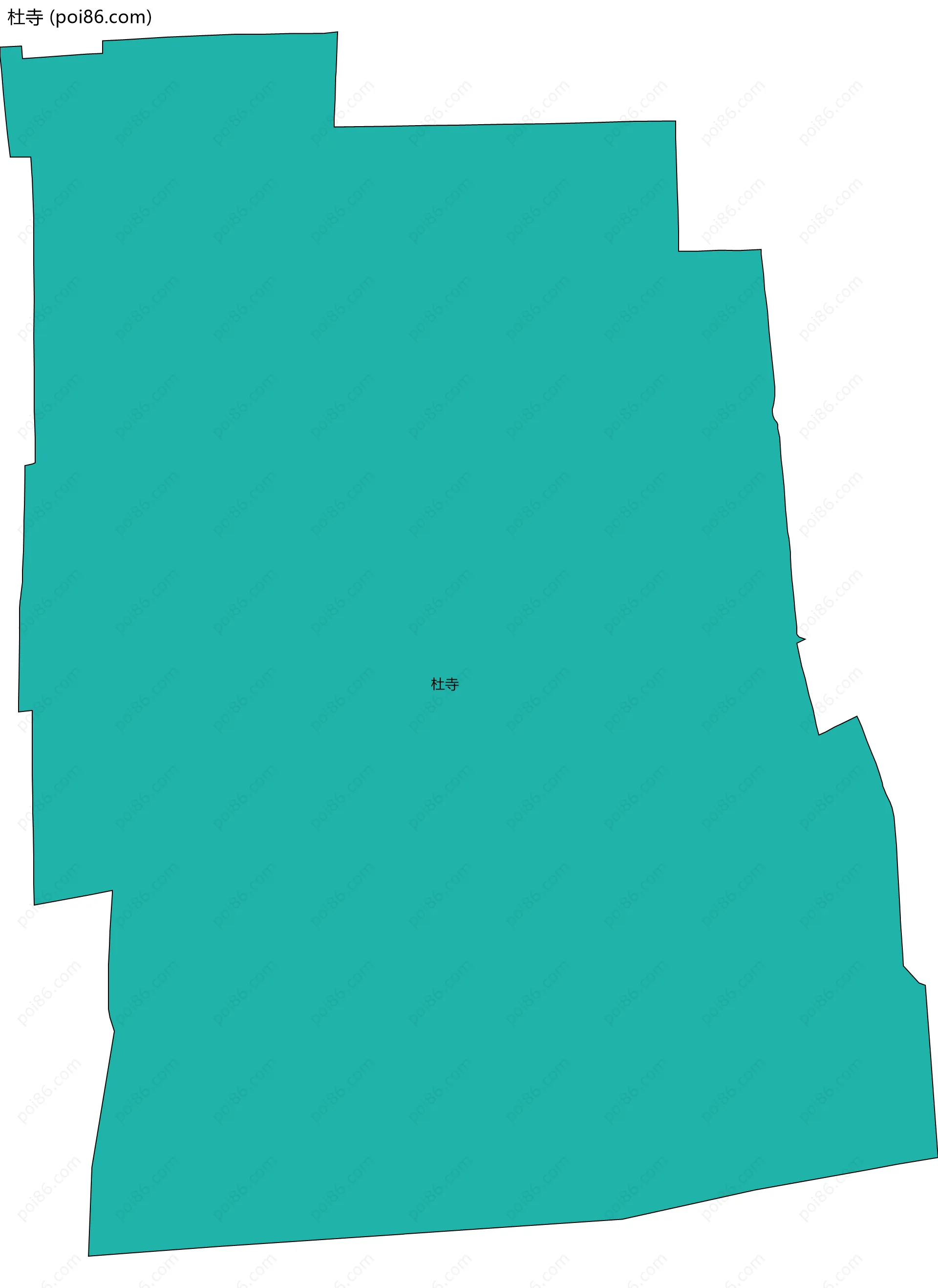 杜寺边界地图