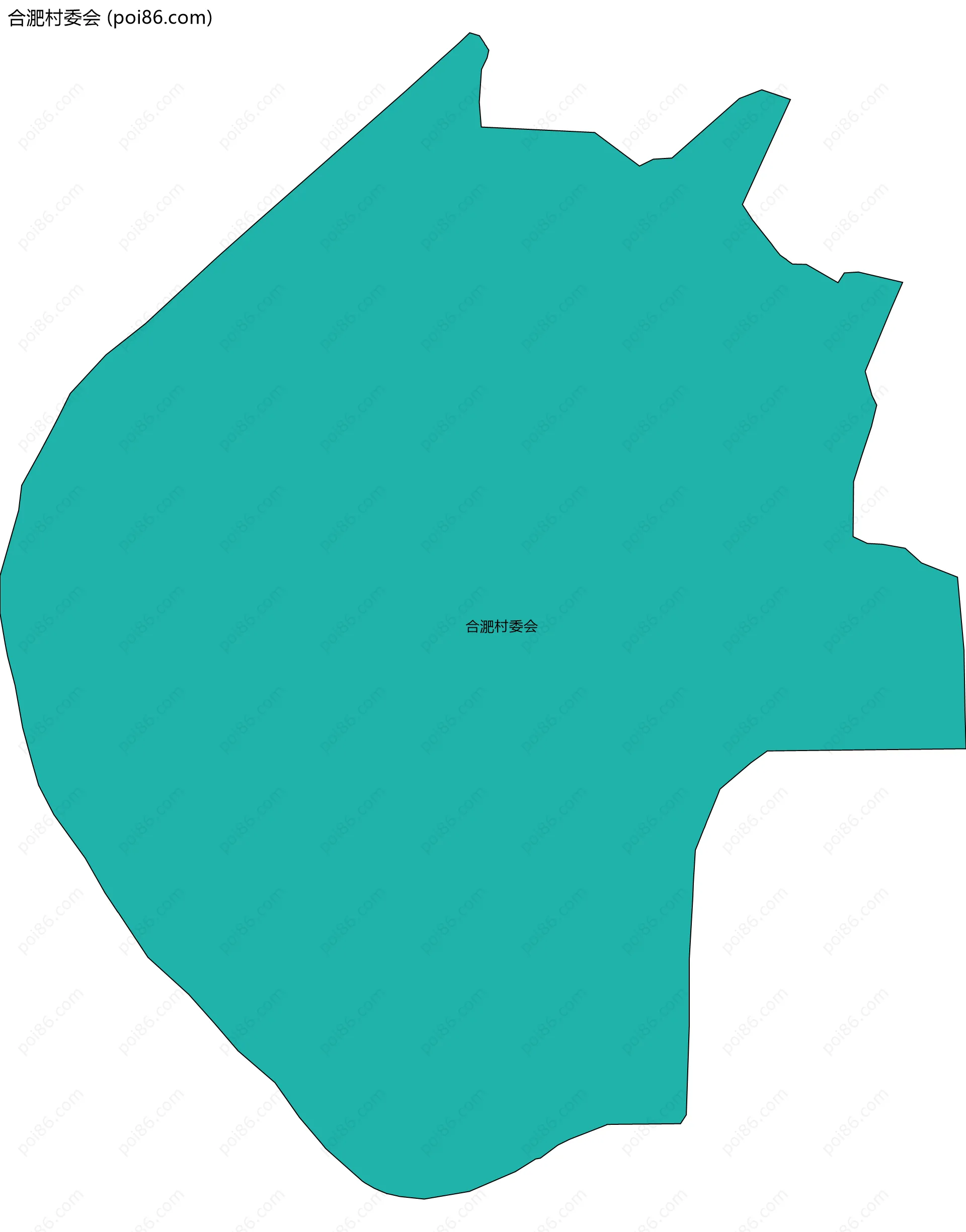 合淝村委会边界地图