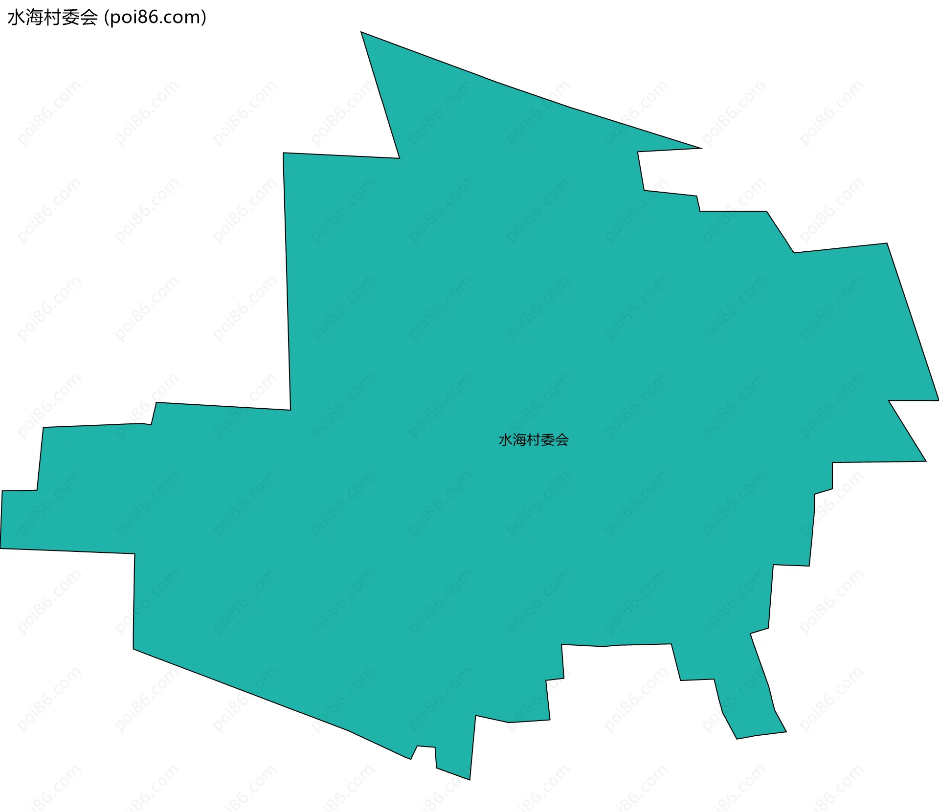 水海村委会边界地图