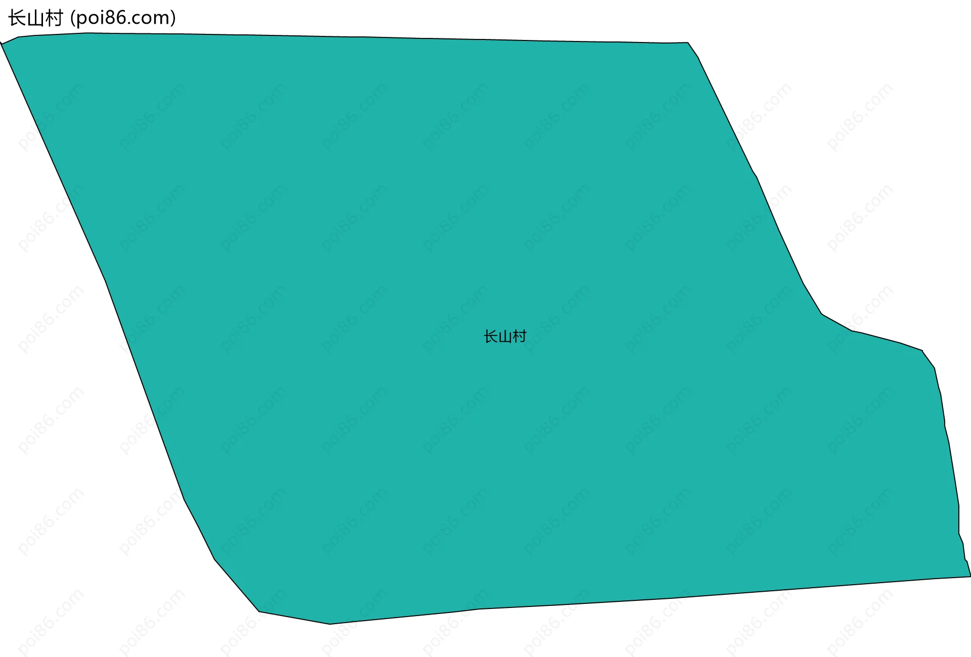 长山村边界地图