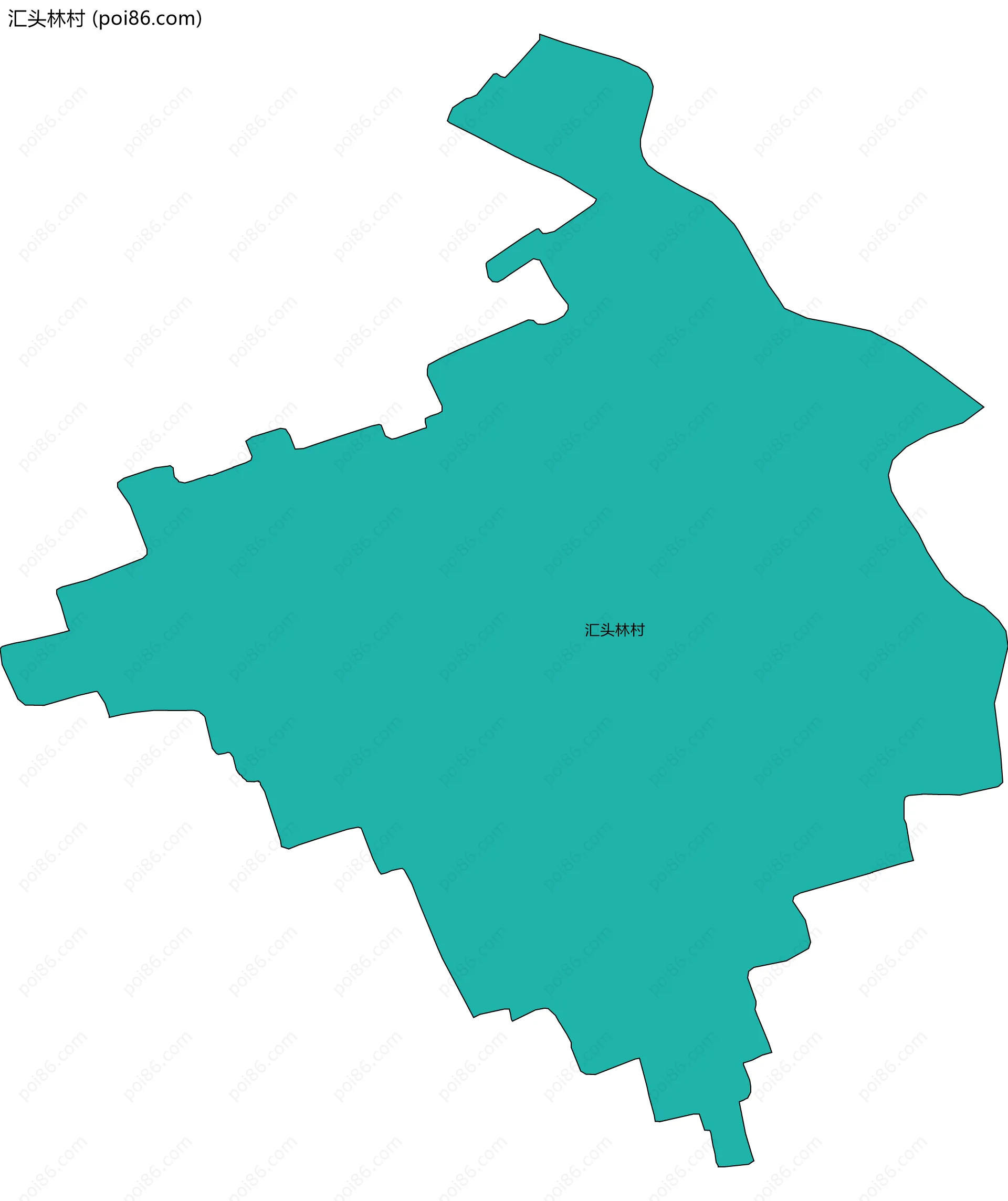 汇头林村边界地图
