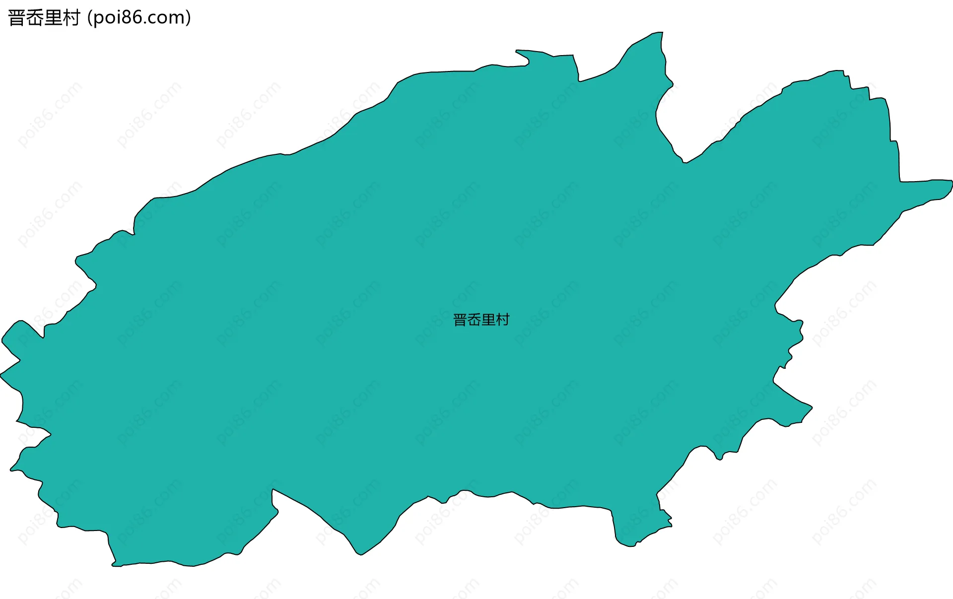 晋岙里村边界地图