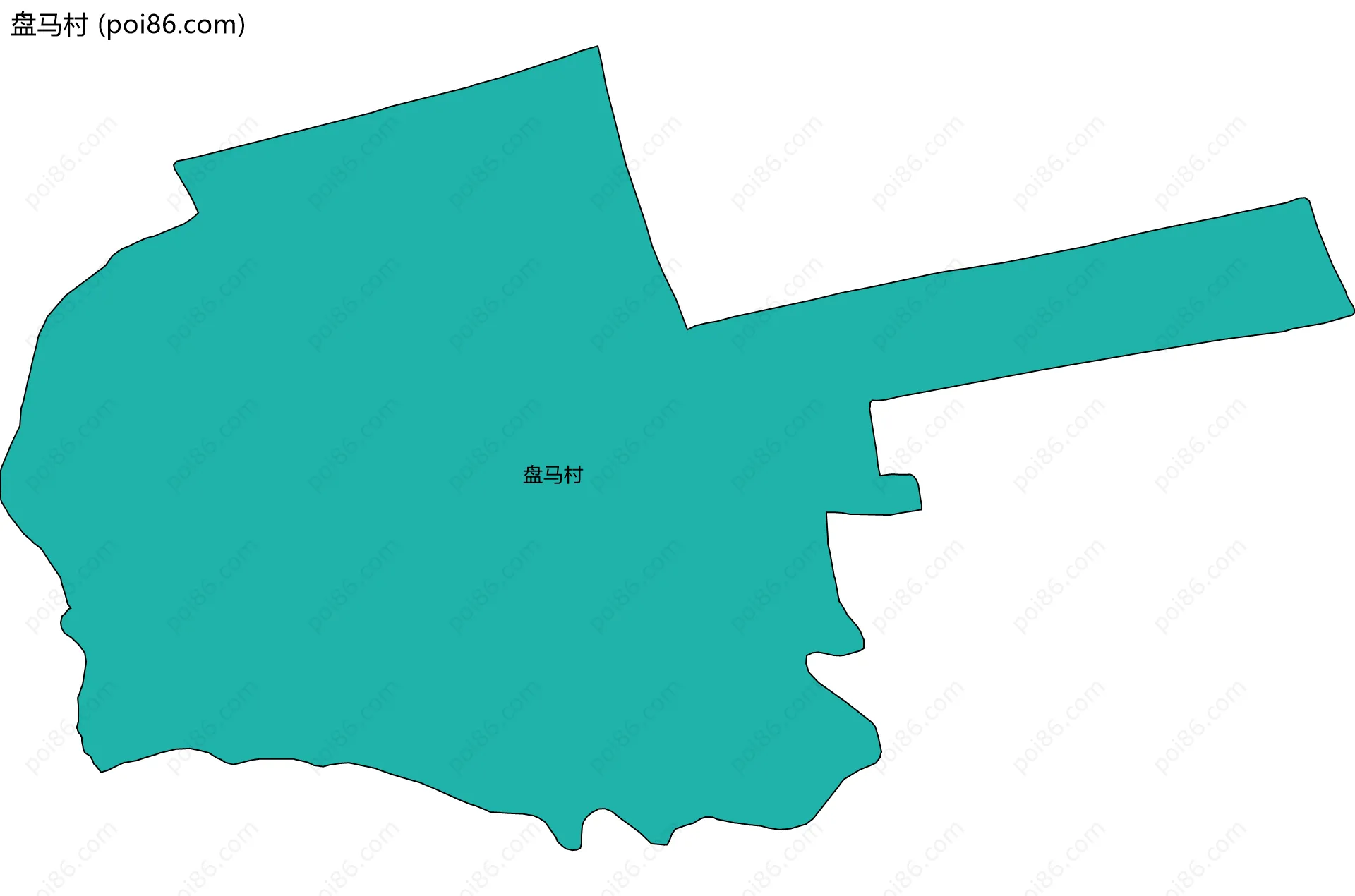 盘马村边界地图