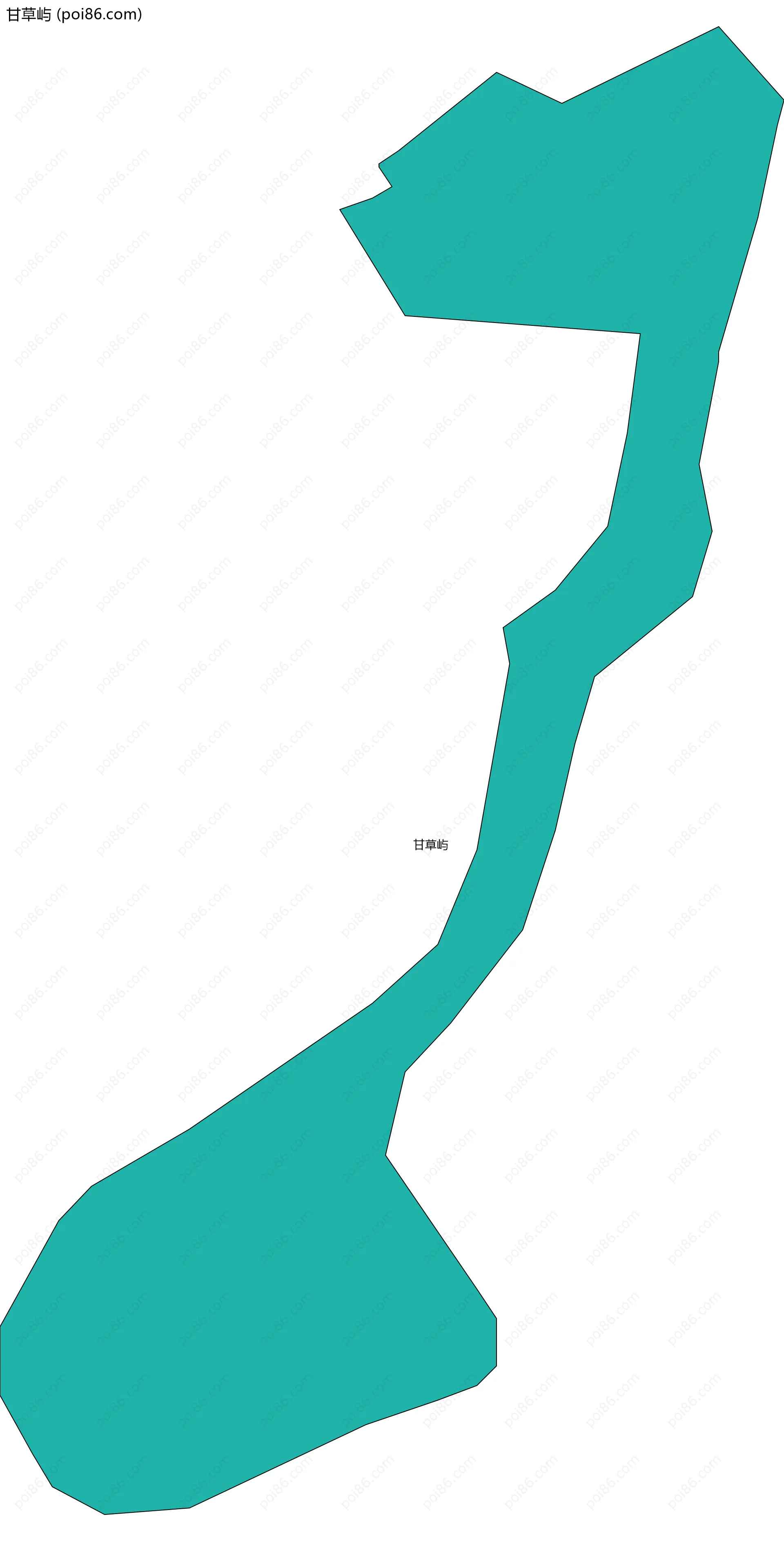 甘草屿边界地图