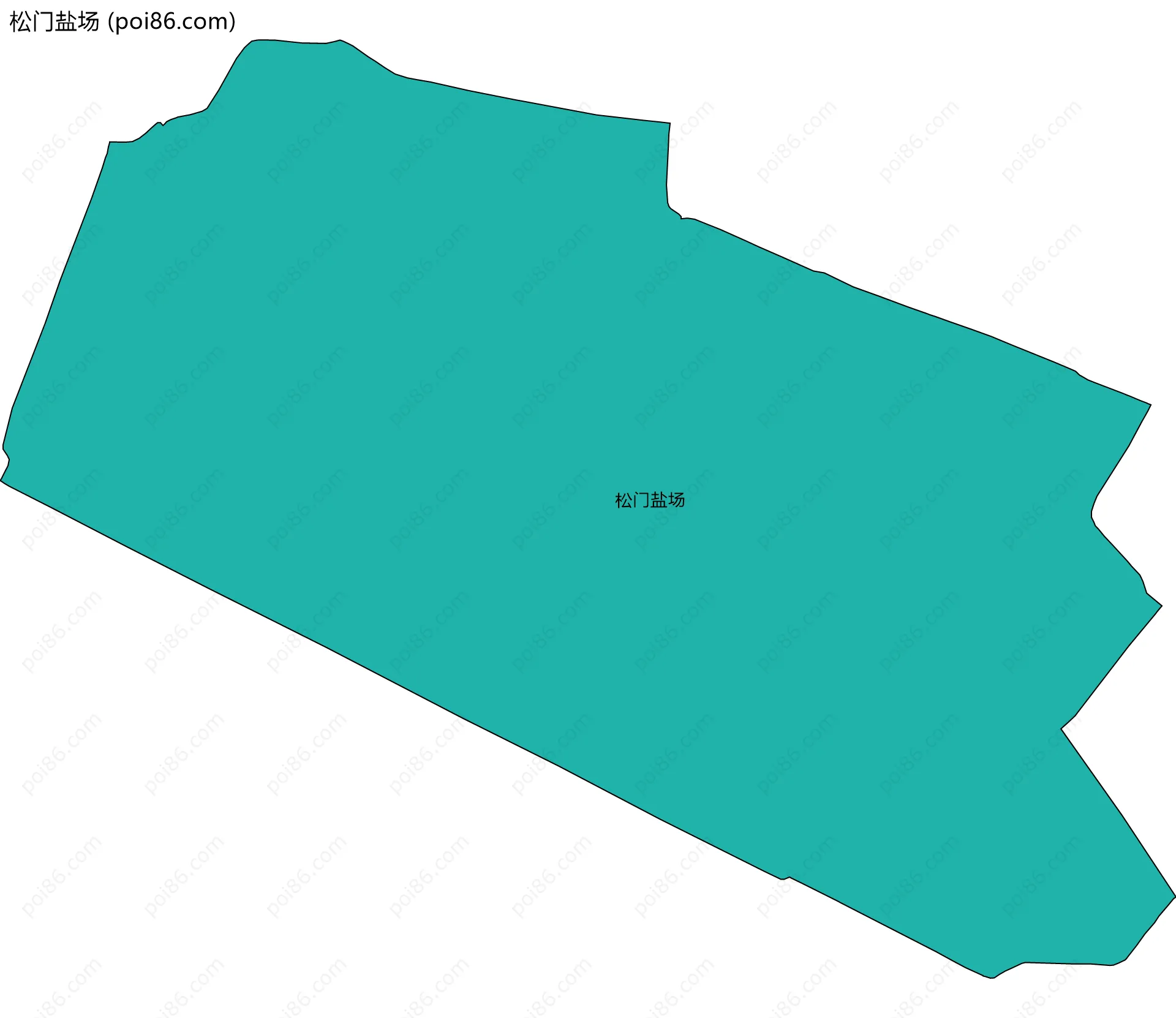 松门盐场边界地图