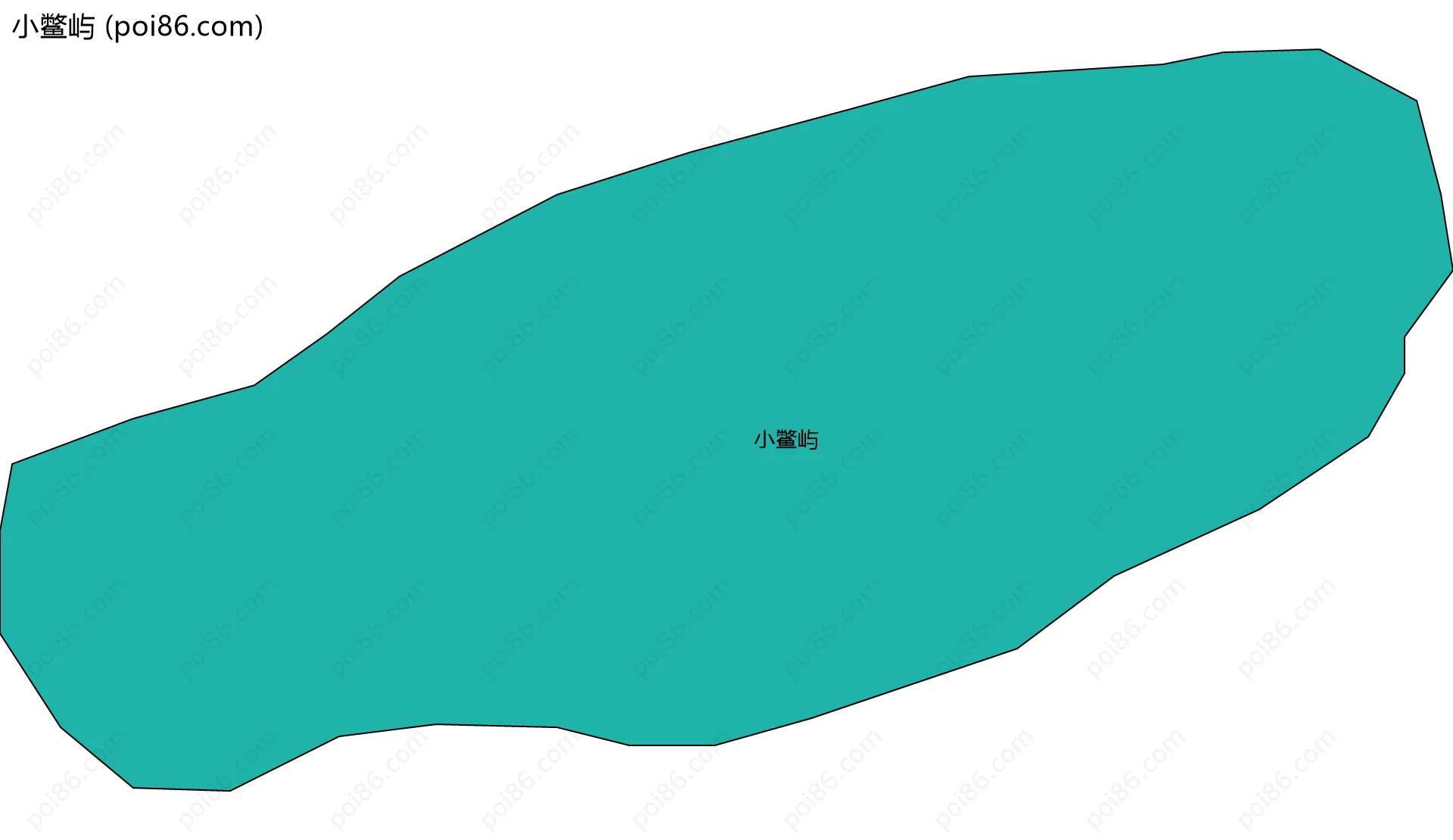 小鳖屿边界地图