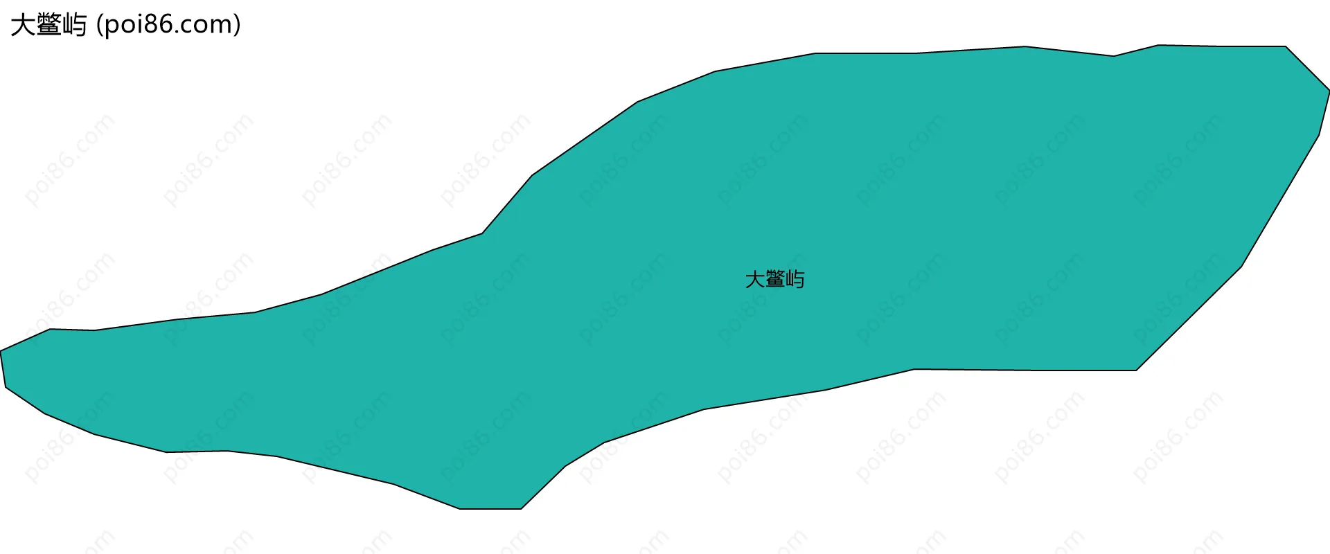 大鳖屿边界地图