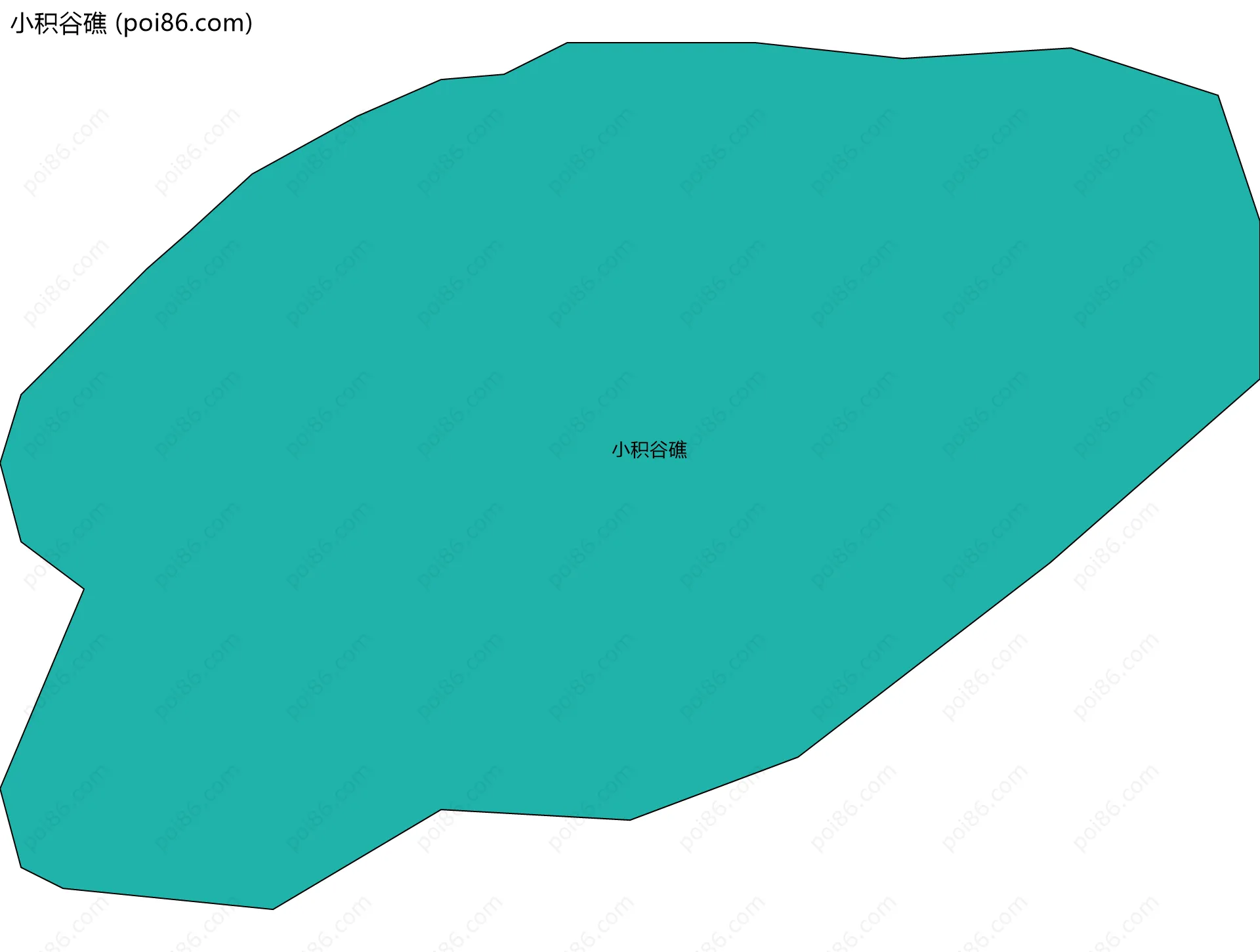 小积谷礁边界地图