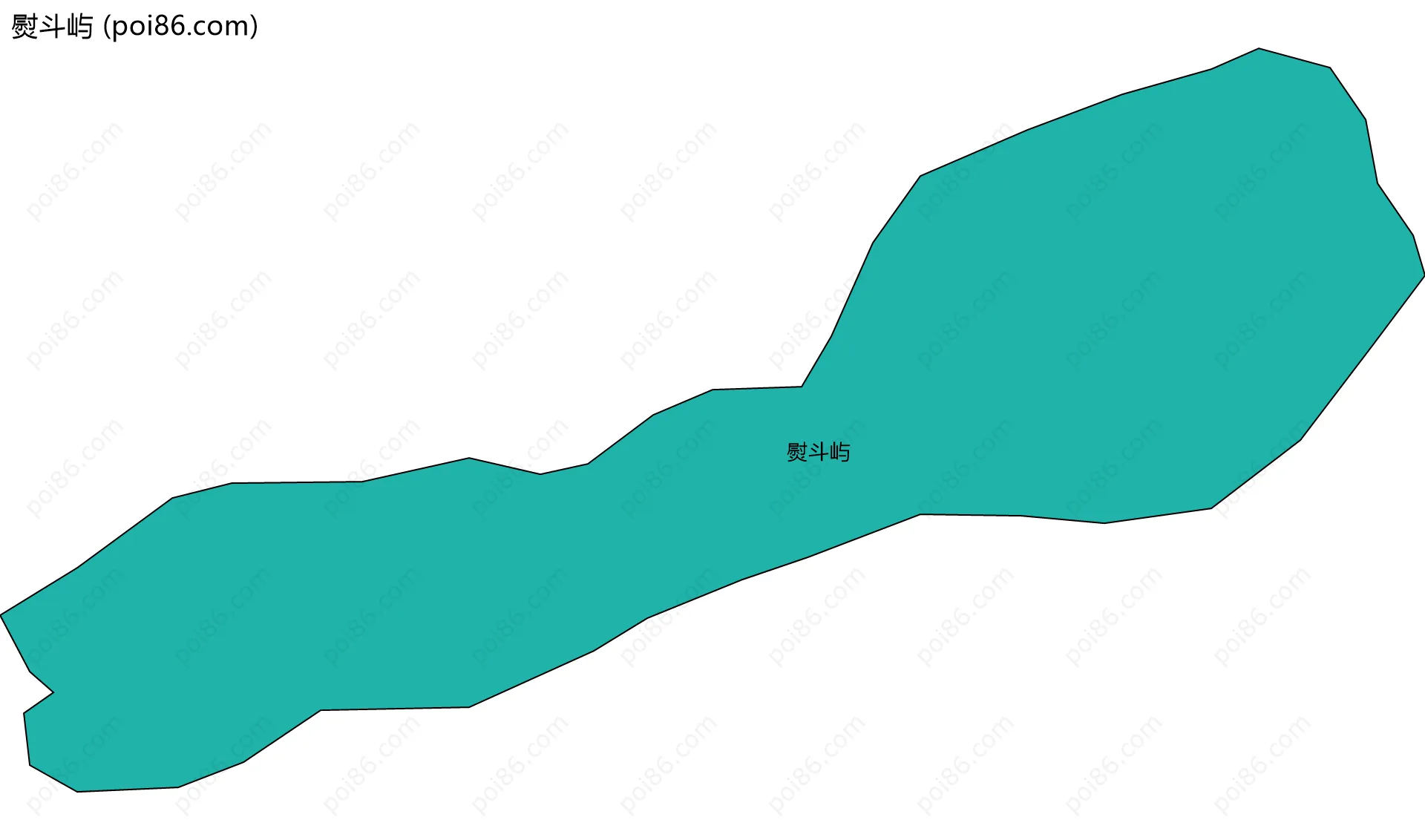 熨斗屿边界地图