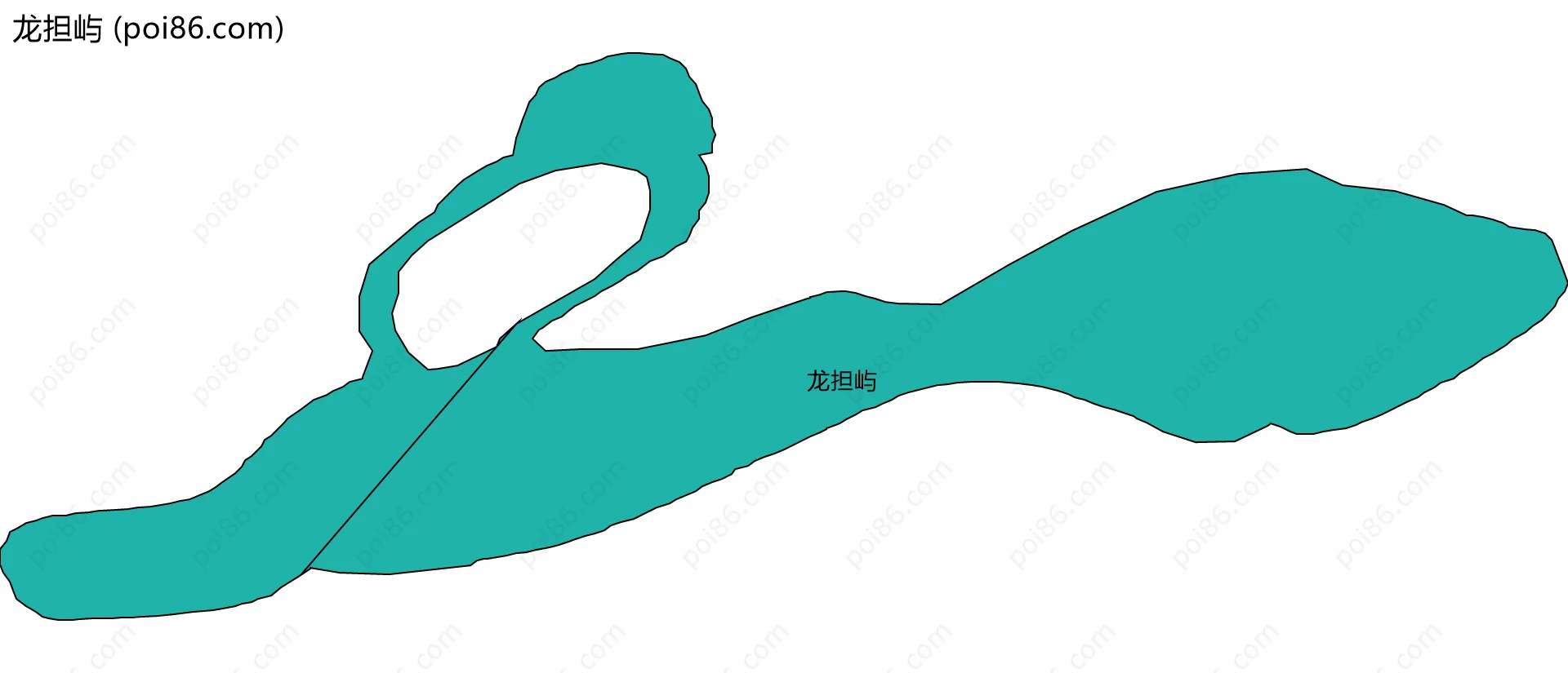 龙担屿边界地图