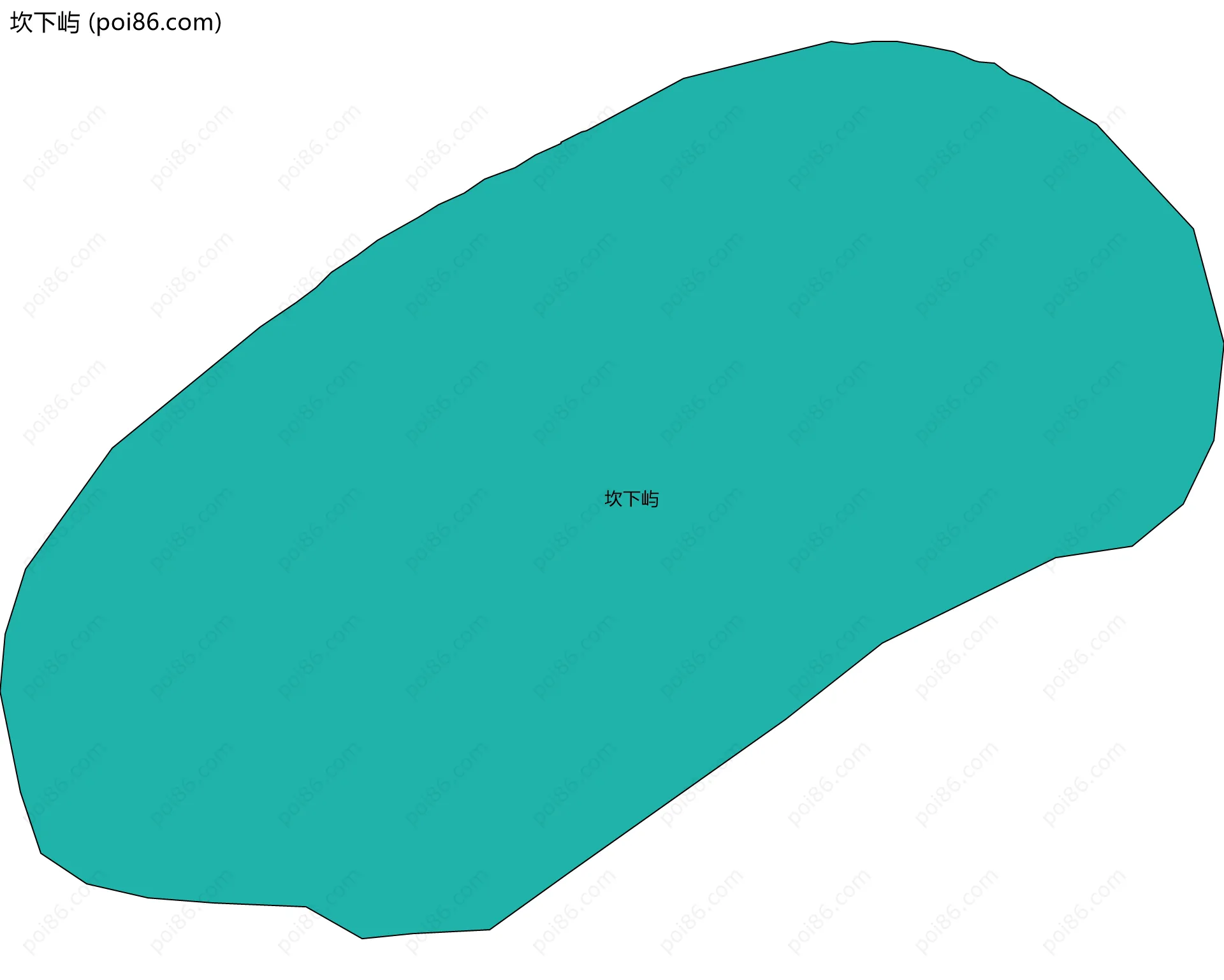 坎下屿边界地图