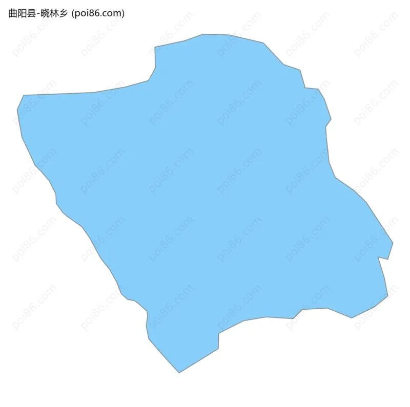 晓林乡边界地图