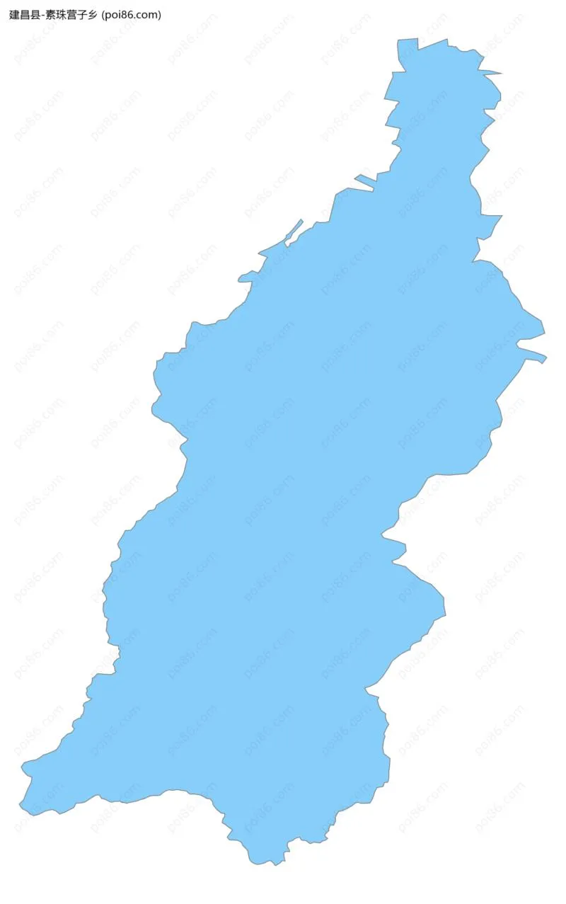 素珠营子乡边界地图