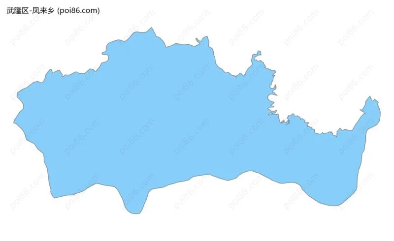 凤来乡边界地图