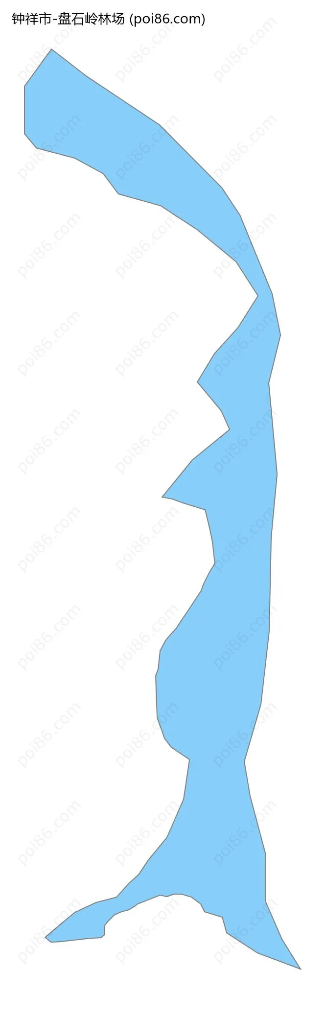 盘石岭林场边界地图