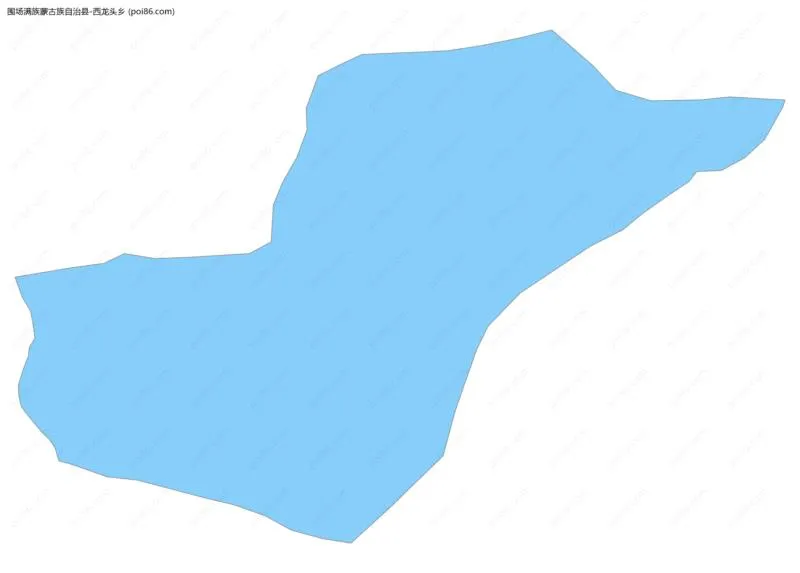 西龙头乡边界地图