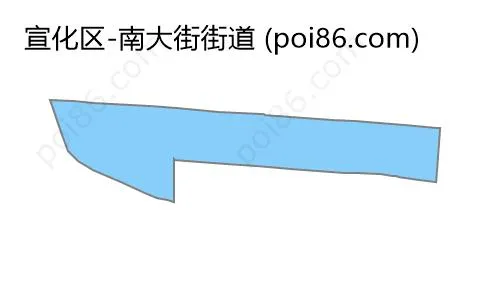 南大街街道边界地图