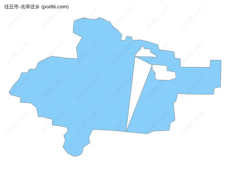 北辛庄乡边界地图