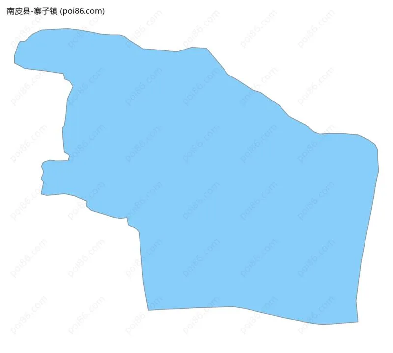 寨子镇边界地图