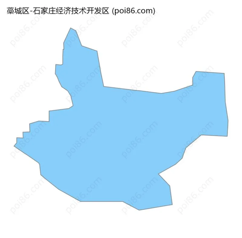 石家庄经济技术开发区边界地图