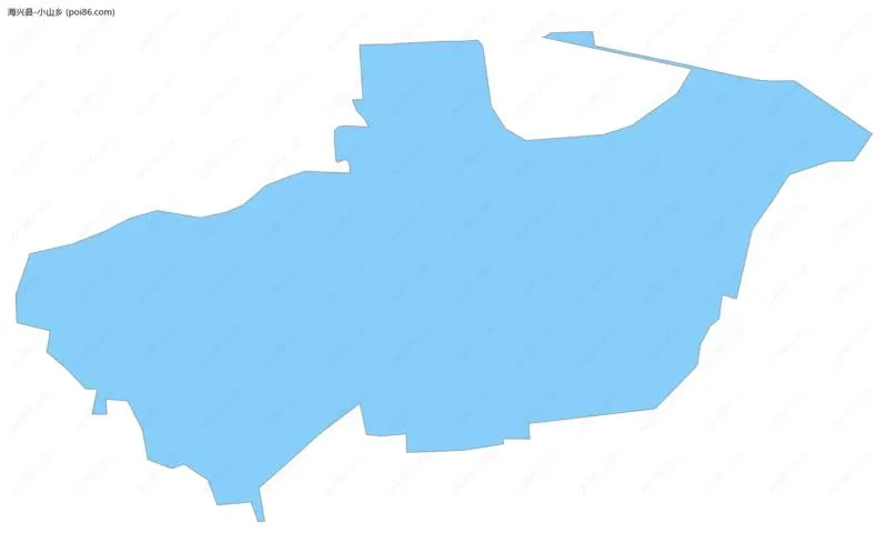小山乡边界地图