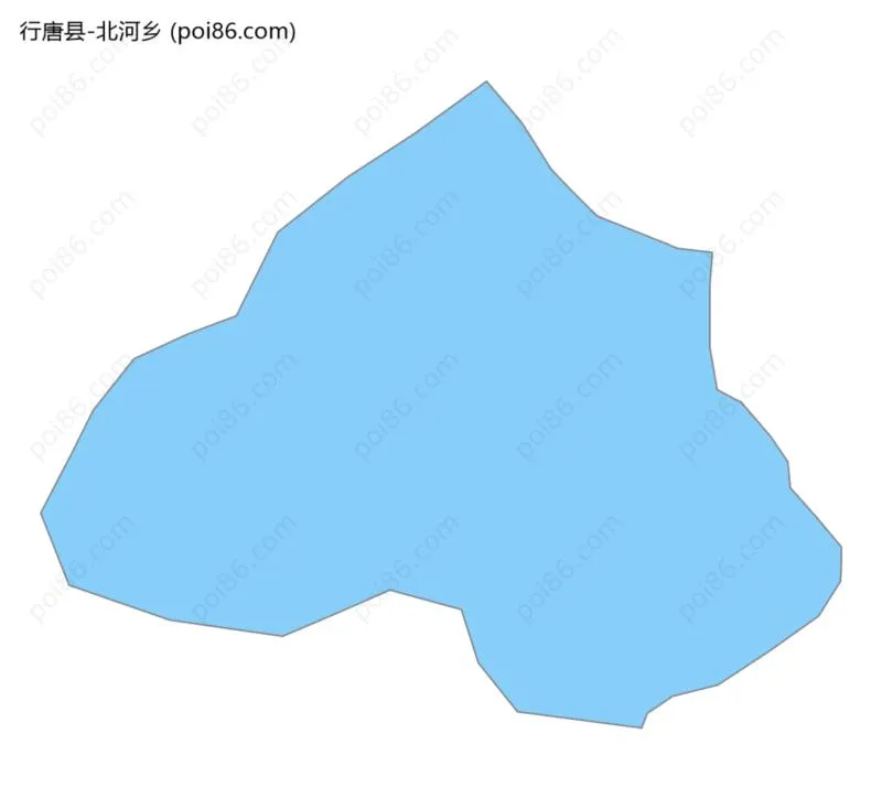 北河乡边界地图