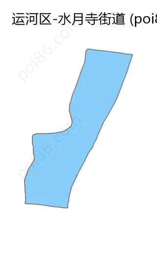 水月寺街道边界地图