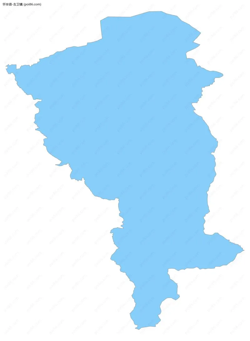 左卫镇边界地图