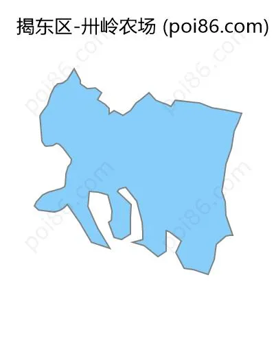 卅岭农场边界地图