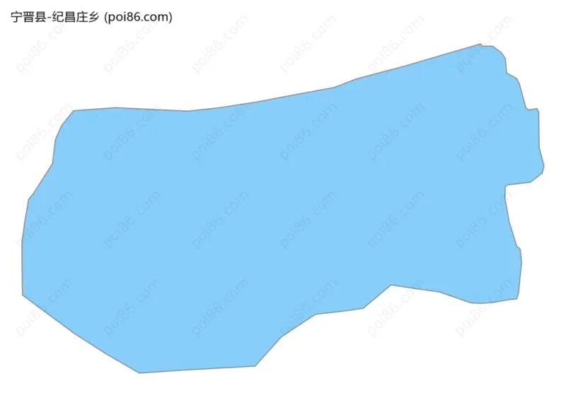 纪昌庄乡边界地图