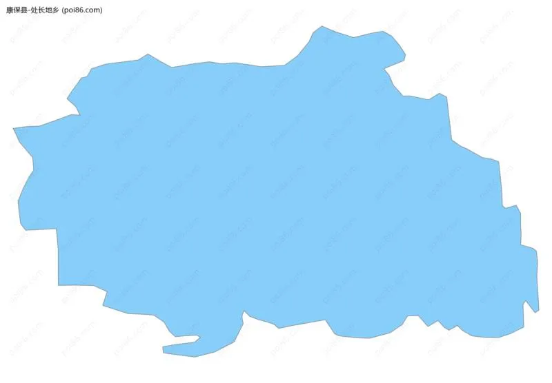 处长地乡边界地图