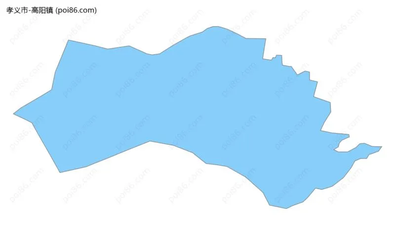 高阳镇边界地图