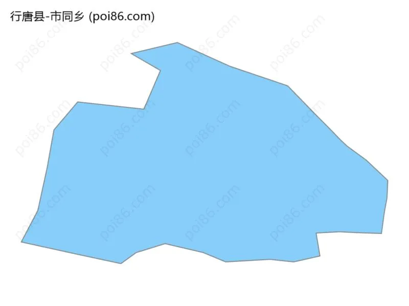 市同乡边界地图