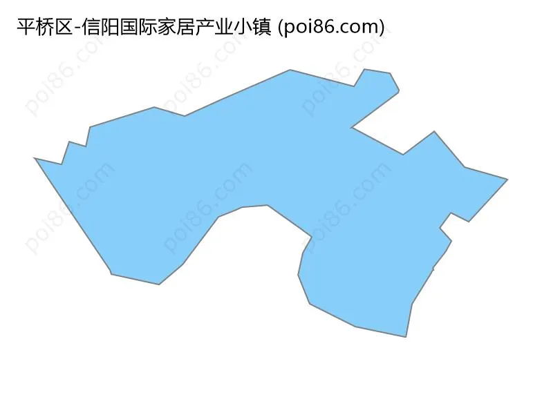 信阳国际家居产业小镇边界地图