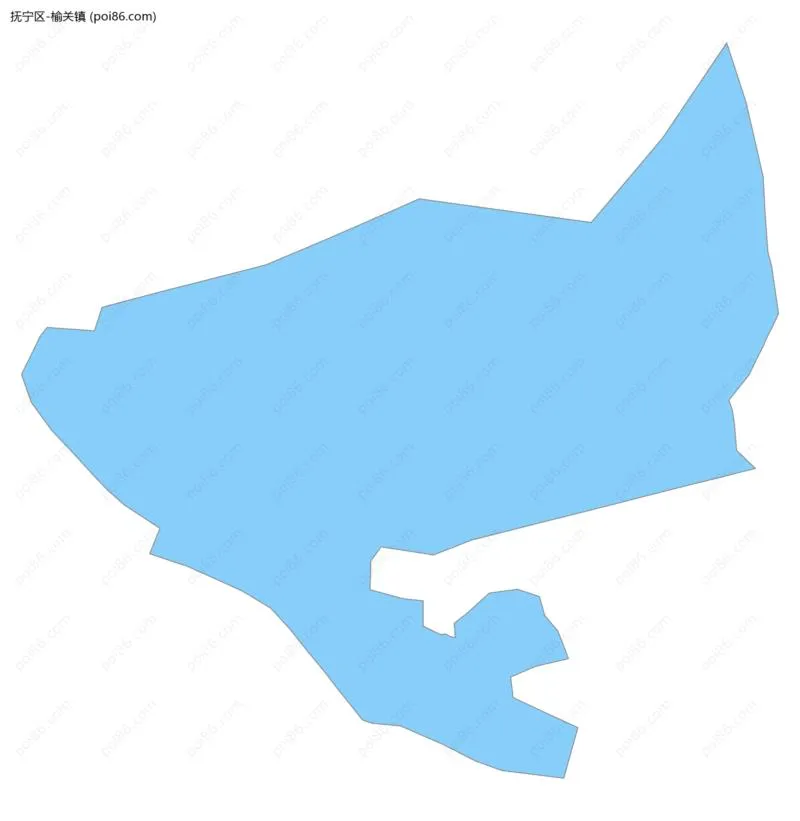 榆关镇边界地图