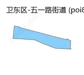 五一路街道边界地图