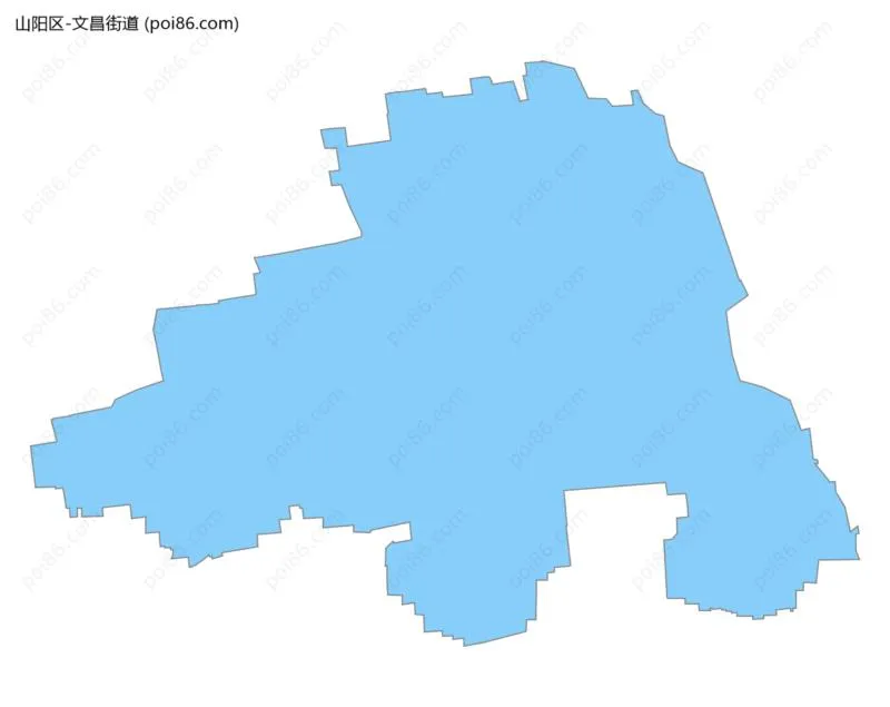 文昌街道边界地图