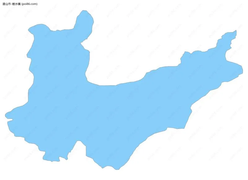 槎水镇边界地图