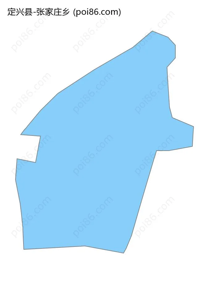 张家庄乡边界地图