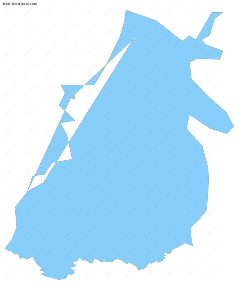 泰来镇边界地图