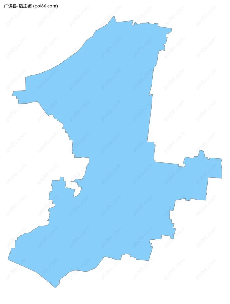 稻庄镇边界地图