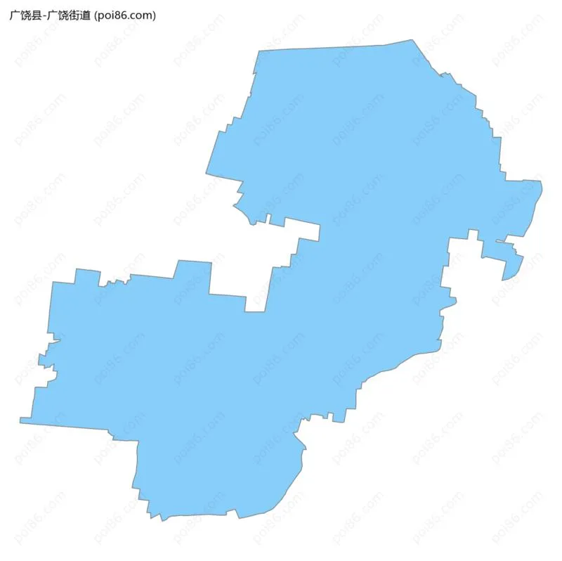 广饶街道边界地图